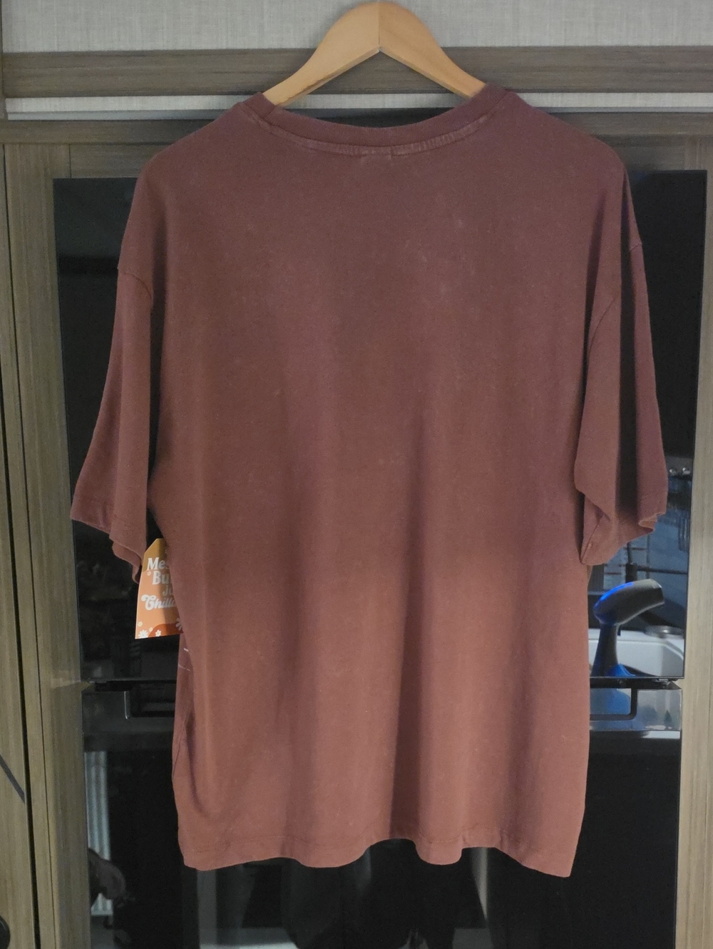 🐴NWT", 100% COTTON, "WILD AND FREE" TEE", BY "MESSY BUN JUST CHILLIN" 🐴 - Picture 5 of 14
